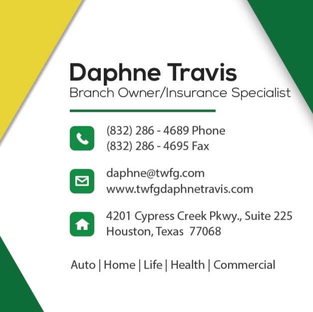 TWFG/Travis Professional Services | 14550 Torrey Chase Blvd Suite 255, Houston, TX 77014, USA | Phone: (832) 286-4689