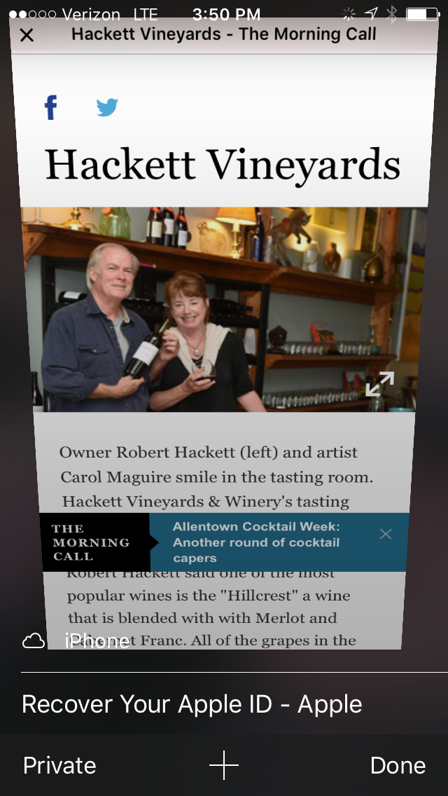 Hackett Winery | 8375 Carpet Rd, New Tripoli, PA 18066, USA | Phone: (610) 657-8000