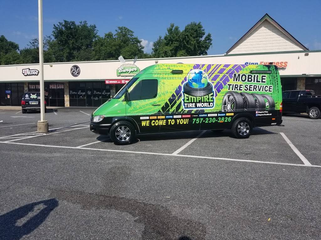 Mobile Tire Service 24Hrs Empire Tire World | High St, Portsmouth, VA 23704, USA | Phone: (757) 286-5966