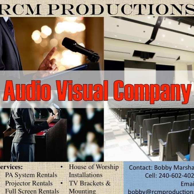 RCM Productions | 15215 Marlboro Pike, Upper Marlboro, MD 20772, USA | Phone: (240) 602-4028