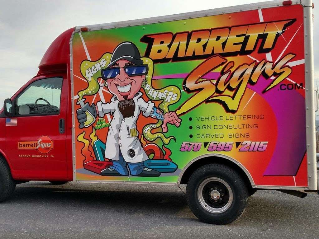 Barrett Signs | 569 Pleasant Ridge Rd, Cresco, PA 18326, USA | Phone: (570) 595-2115