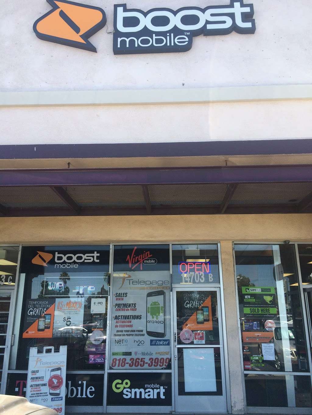 Boost Mobile | 14703 Rinaldi St, San Fernando, CA 91340, USA | Phone: (818) 365-3999