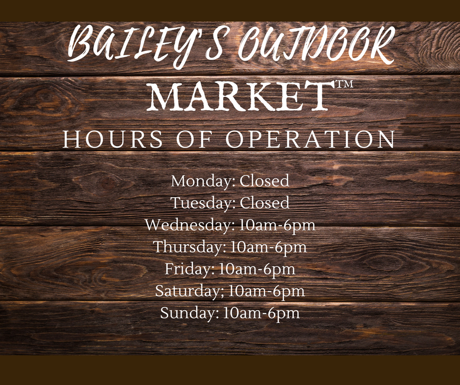 Baileys outdoor market | 749 Red River Rd, Rock Hill, SC 29730, USA | Phone: (803) 899-4238