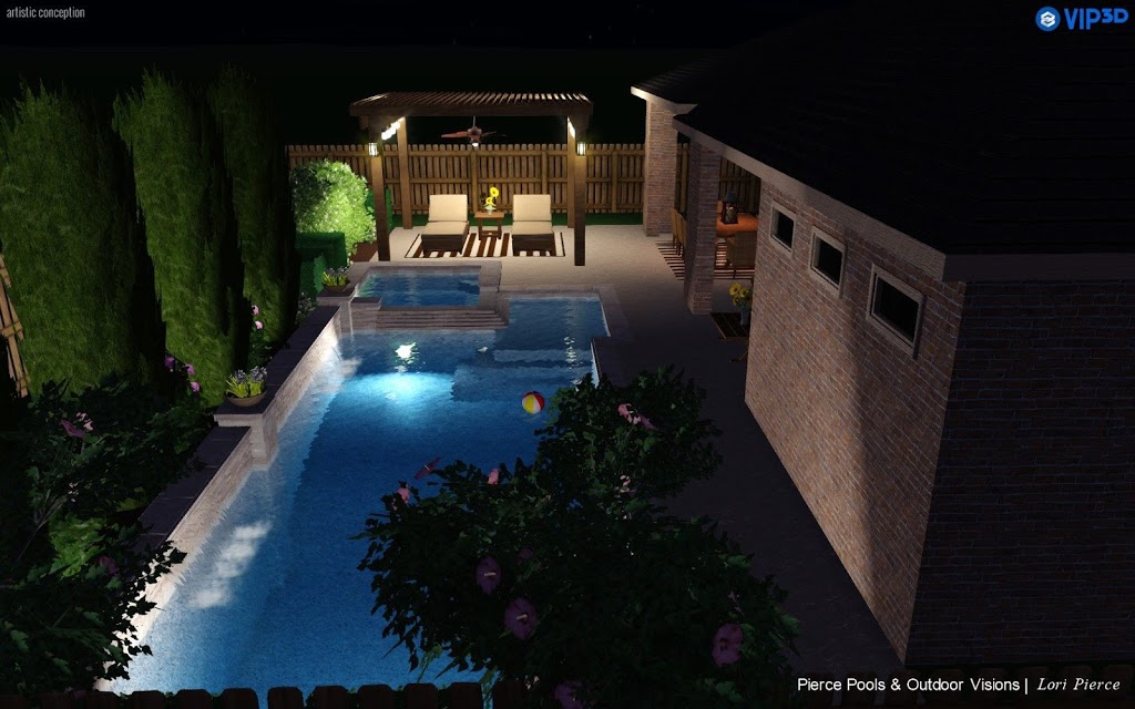 Pierce Pools & Outdoor Visions | 33300 Egypt Ln D100, Magnolia, TX 77354, USA | Phone: (832) 401-9952