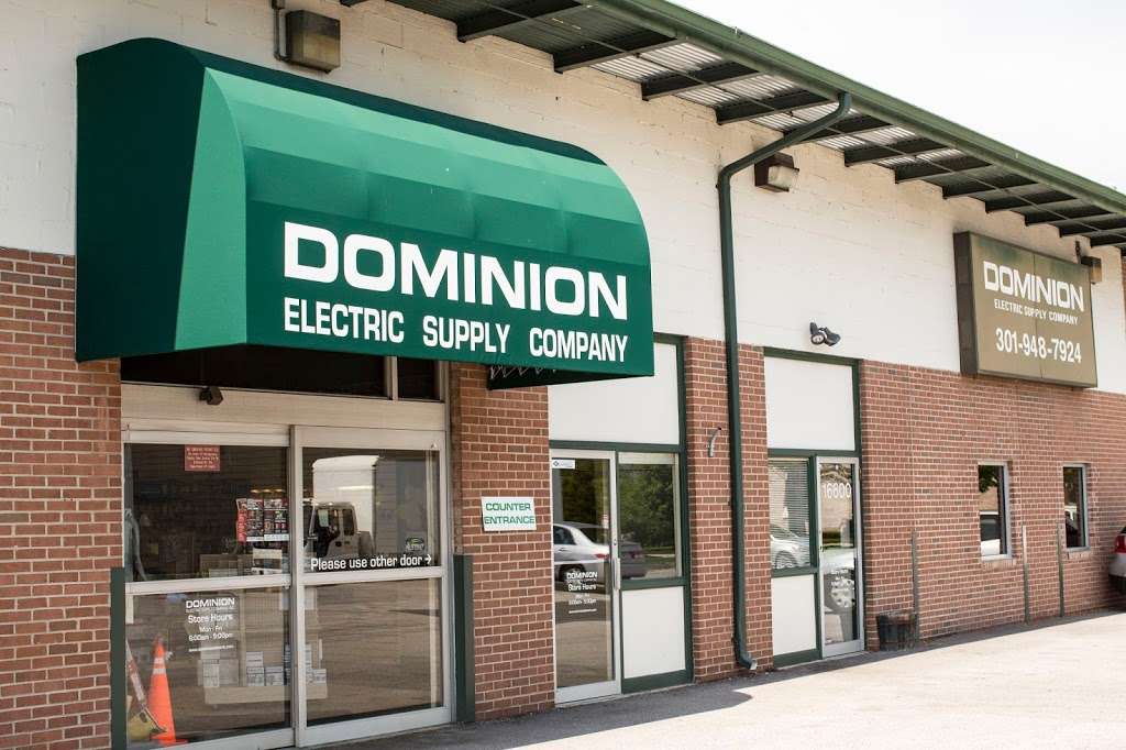 Dominion Electric Supply | 16608 Oakmont Ave, Gaithersburg, MD 20877 | Phone: (301) 948-7924