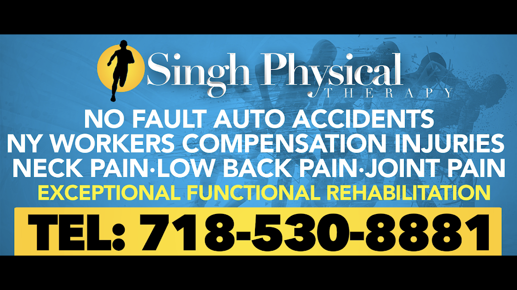 SINGH PHYSICAL THERAPY EXCEPTIONAL FUNCTIONAL OUTCOMES | 9413 120th St # 1, South Richmond Hill, NY 11419, USA | Phone: (718) 530-8881