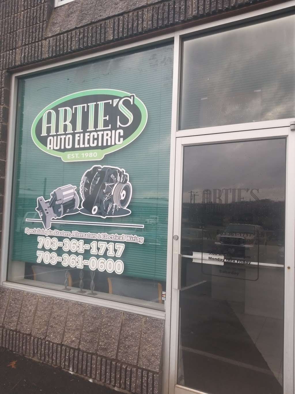 Arties Auto Electric | 9102 Industry Dr J, Manassas Park, VA 20111, USA | Phone: (703) 361-1717