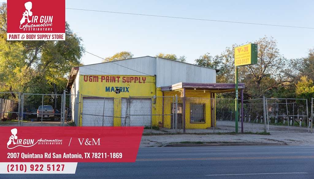 V & M Paint Supplies / Airgun Automotive Distributors | 2007 Quintana Rd, San Antonio, TX 78211, USA | Phone: (210) 922-5127