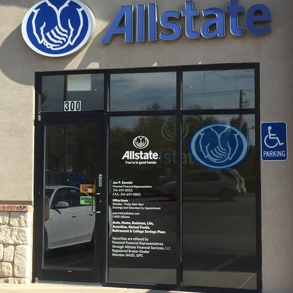 Jon Emmitt: Allstate Insurance | 3550 N Woodlawn Blvd Ste 300, Wichita, KS 67220 | Phone: (316) 691-8555