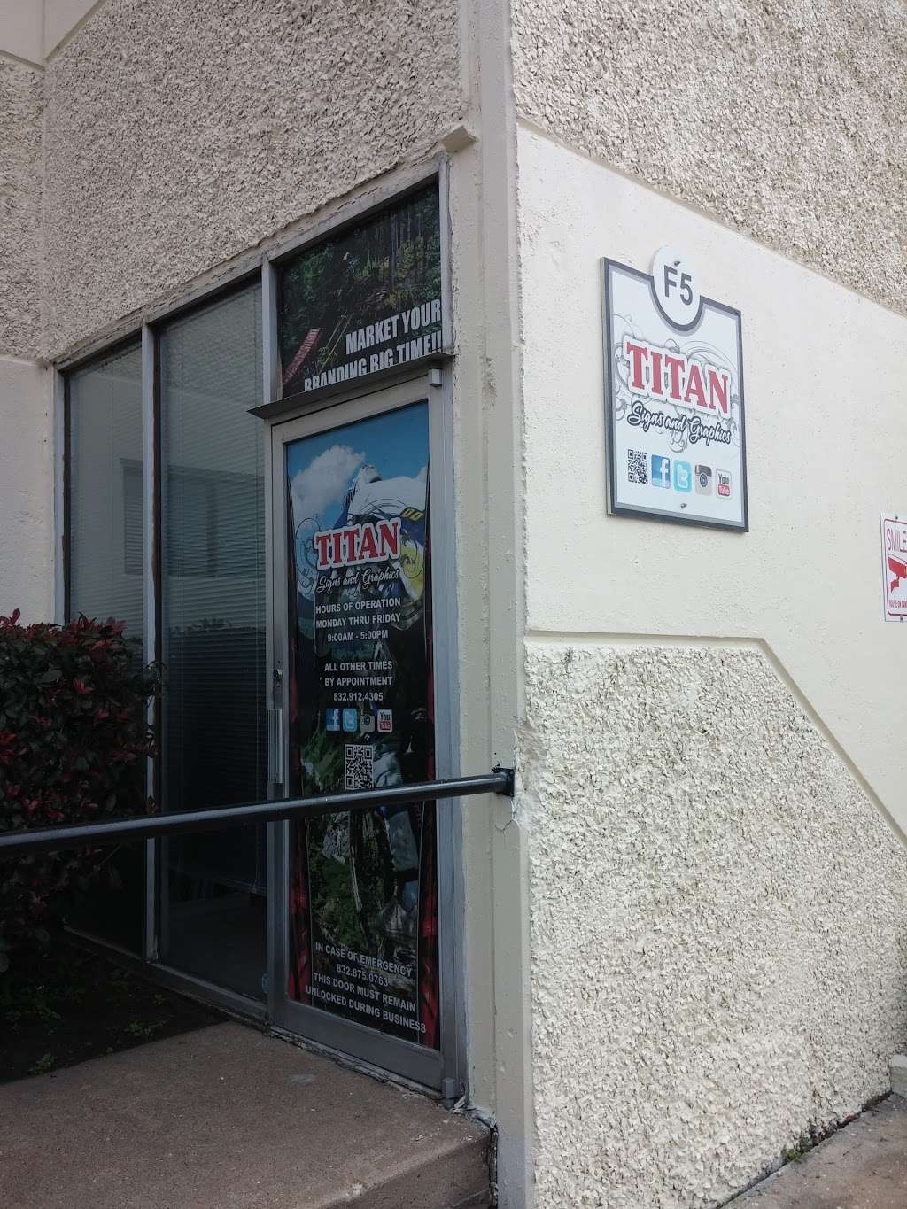 Titan Signs and Graphics | 8815 Solon Rd F5, Houston, TX 77064 | Phone: (832) 912-4305