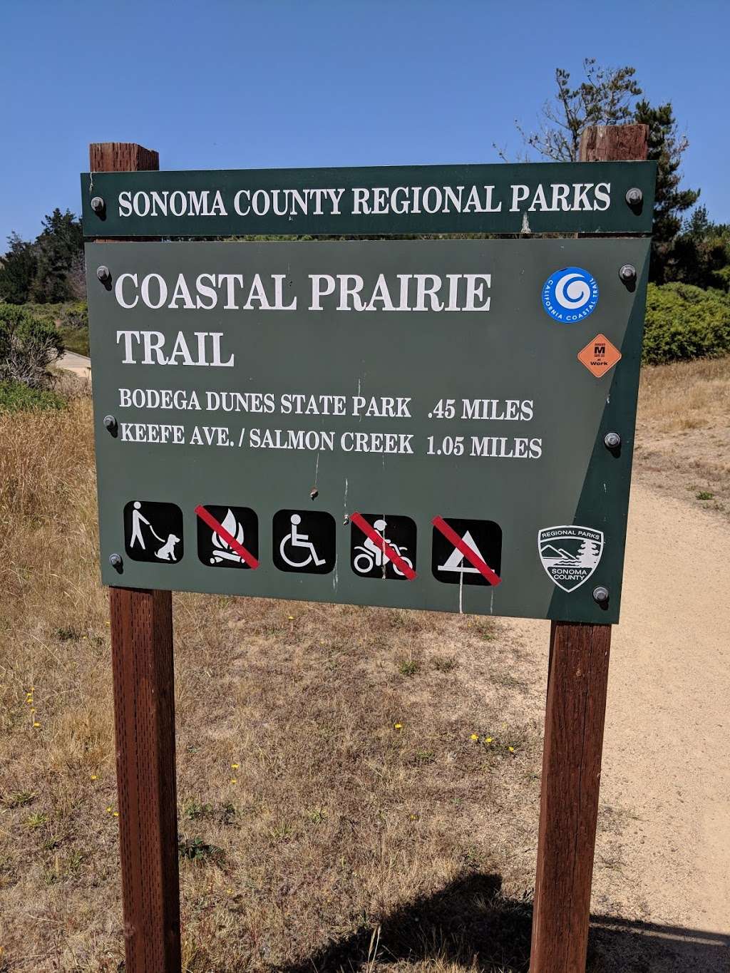 Coastal Prarie Trail Access | 2255 CA-1, Bodega Bay, CA 94923