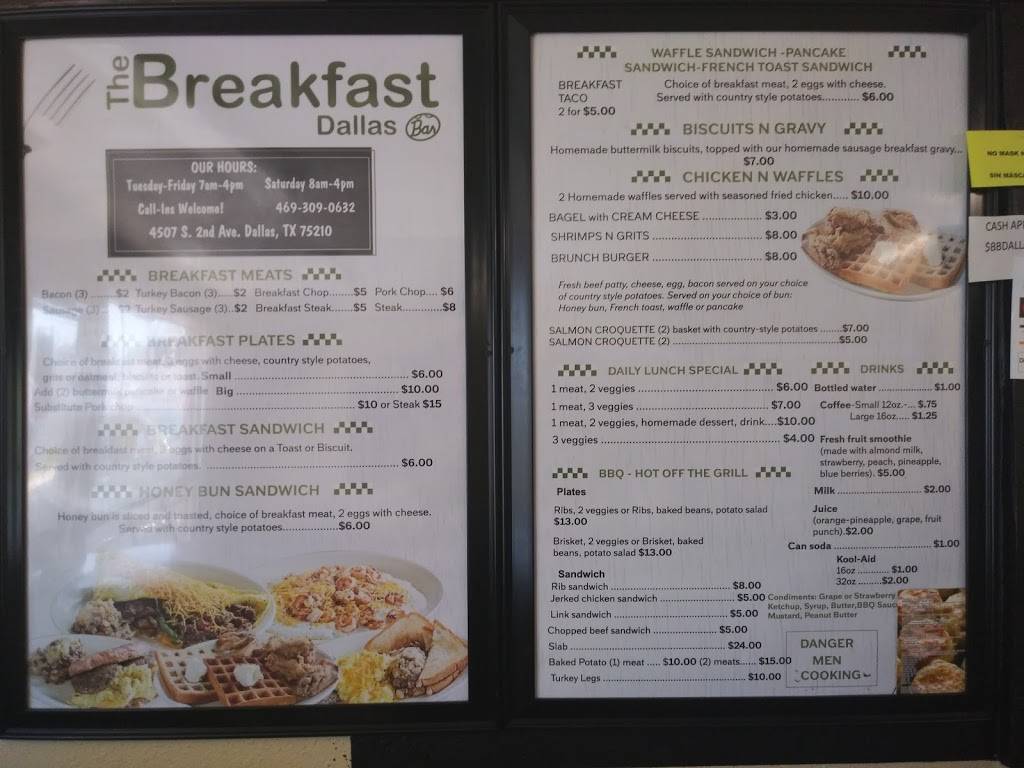 The Breakfast Bar | 4507 S 2nd Ave, Dallas, TX 75210 | Phone: (469) 309-0632