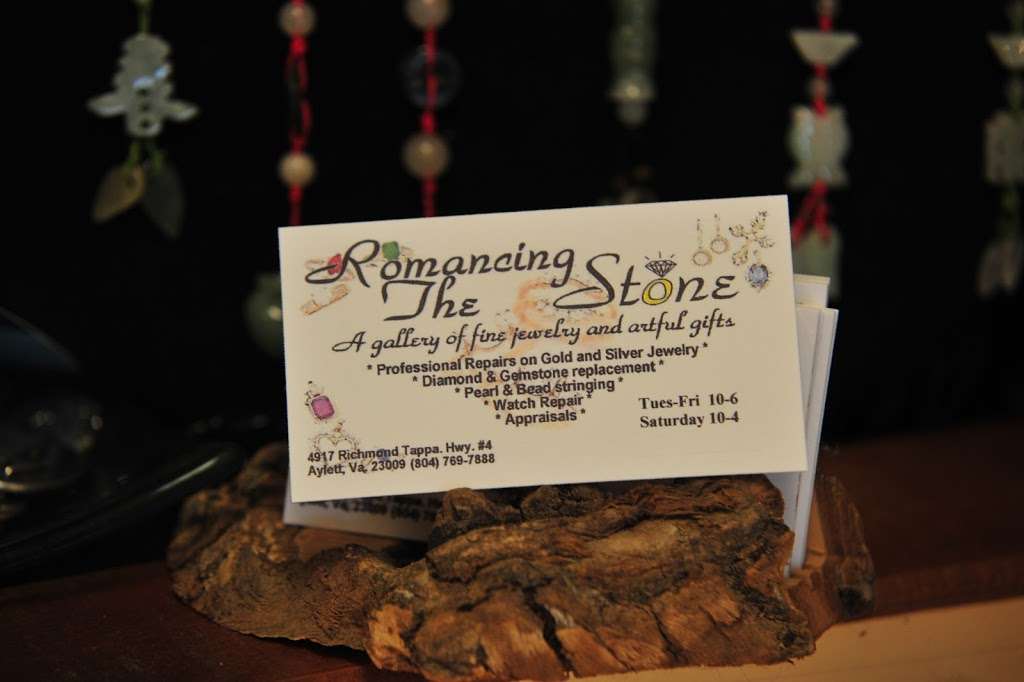 Romancing The Stone | 4917 Richmond Tappahannock Hwy # 4, Aylett, VA 23009 | Phone: (804) 769-7888