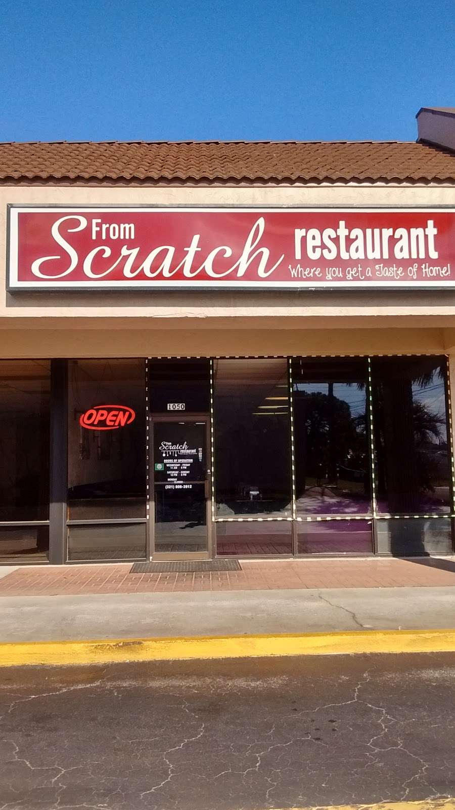 From Scratch Restaurant | 1050 Clearlake Rd #8, Cocoa, FL 32922, USA | Phone: (321) 806-3912