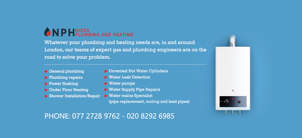 NPH LONDON NICKS PLUMBING AND HEATING LTD | 76 Worcesters Ave, Enfield EN1 4NF, UK | Phone: 07727 289762