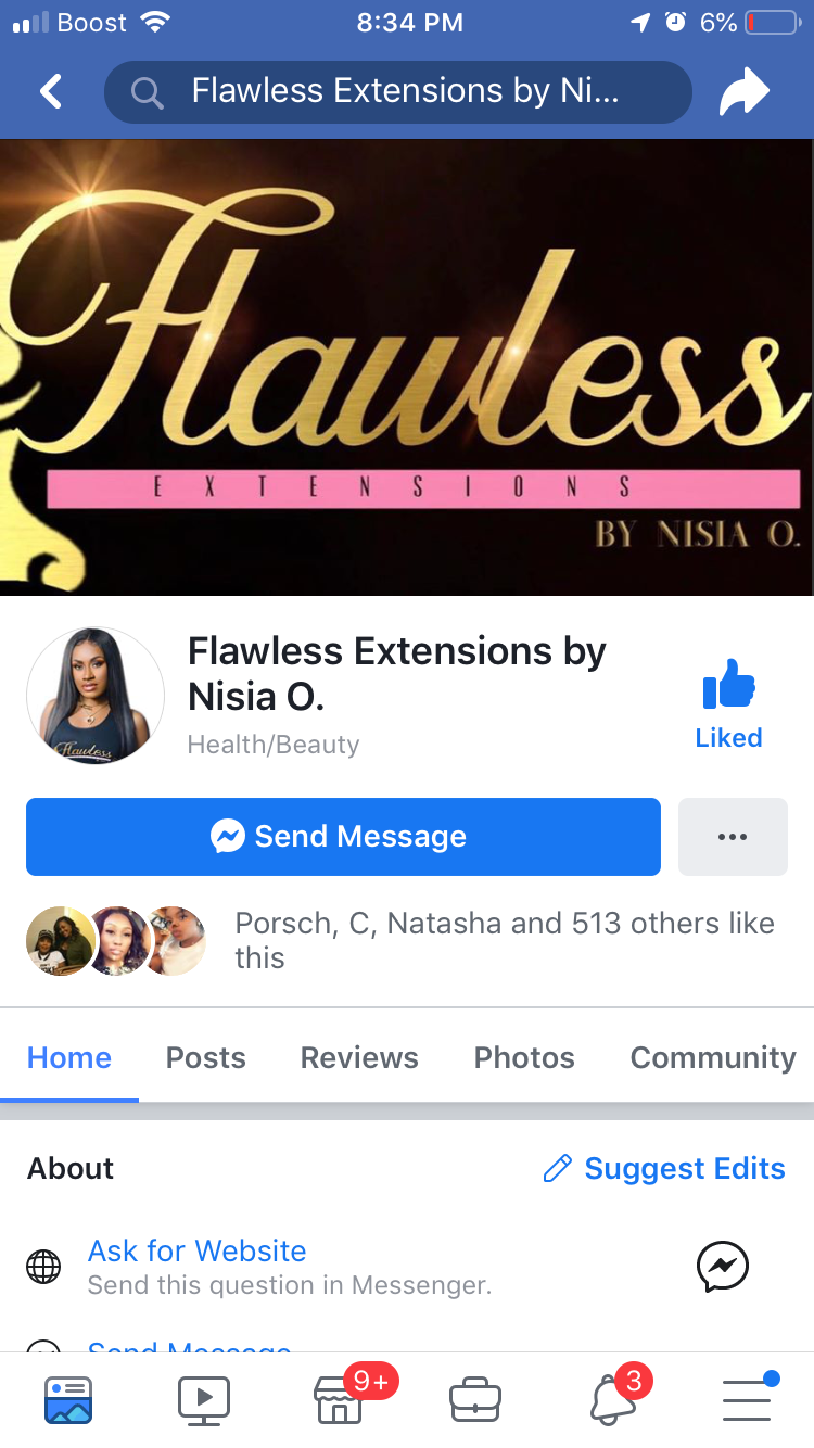 Flawless Extensions (by Nisia O.) | 1424 Loxley Rd, Toledo, OH 43613 | Phone: (419) 480-9498