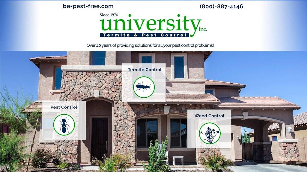 University Termite & Pest Control, Inc. | 3930 E Tennessee St, Tucson, AZ 85714, USA | Phone: (520) 428-5910