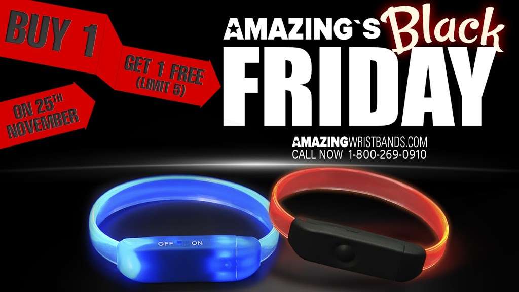 Amazing Wristbands | 4025 Willowbend Blvd #310, Houston, TX 77025, USA | Phone: (800) 269-0910