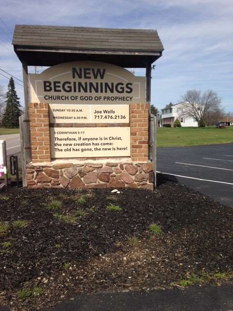 New Beginnings Church of God of Prophecy | 2181 Baltimore Pike, East Berlin, PA 17316, USA | Phone: (717) 476-2136