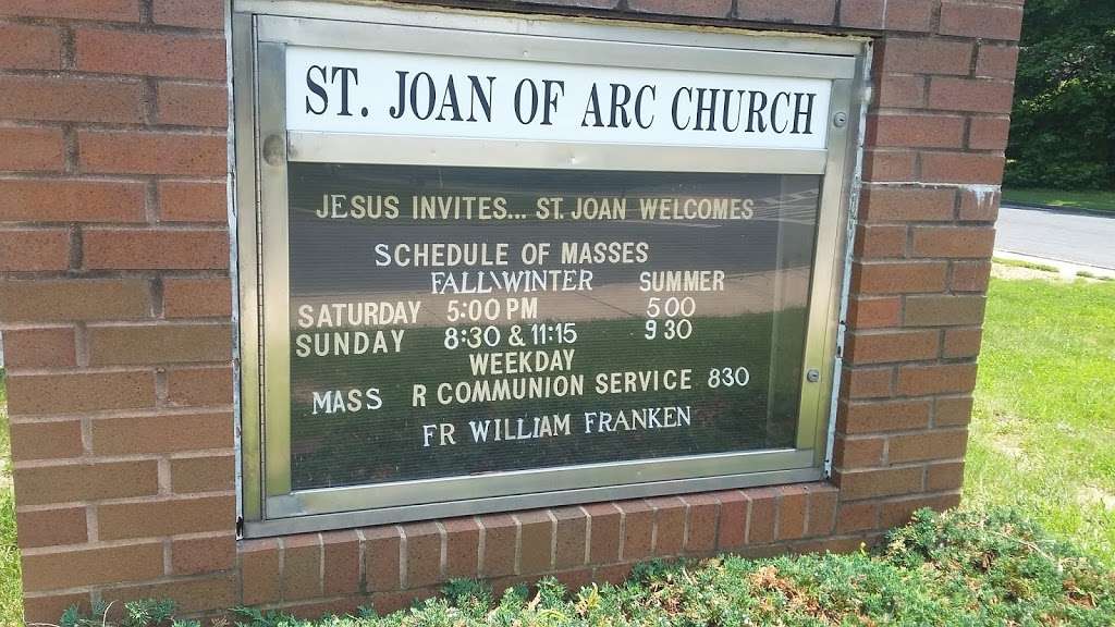 St Joan of Arc Church | 222 Law St, Aberdeen, MD 21001 | Phone: (410) 272-4535