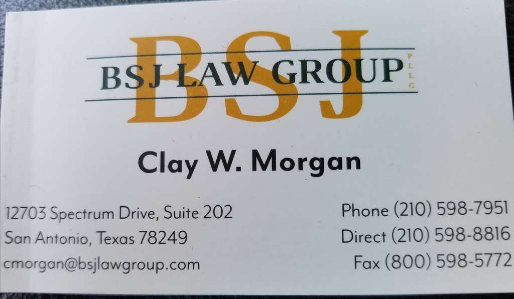 BSJ Law Group PLLC | 12703 Spectrum Dr Ste 202, San Antonio, TX 78249, USA | Phone: (210) 571-1291