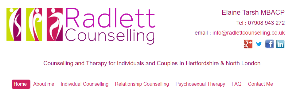 Radlett Counselling | 103 Newberries Ave, Radlett WD7 7EN, UK | Phone: 07577 992918