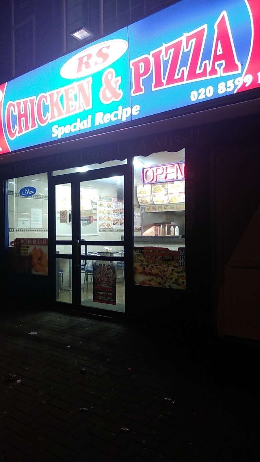 RS Chicken & Pizza | 594 Longbridge Rd, Dagenham RM8 2AR, UK | Phone: 020 8599 1010