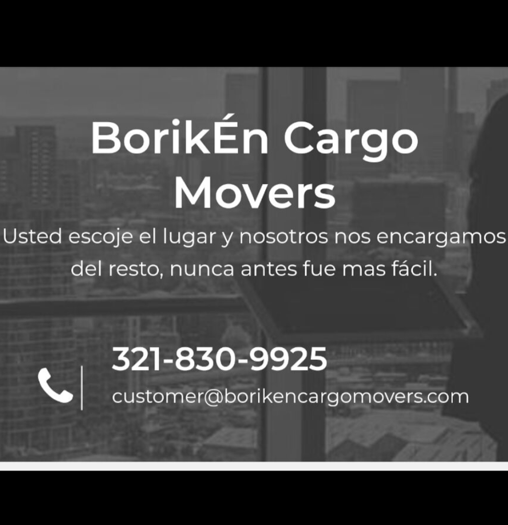 BorikÉn Cargo Movers inc. | 3048 Sangria St, Kissimmee, FL 34744, USA | Phone: (321) 830-9925