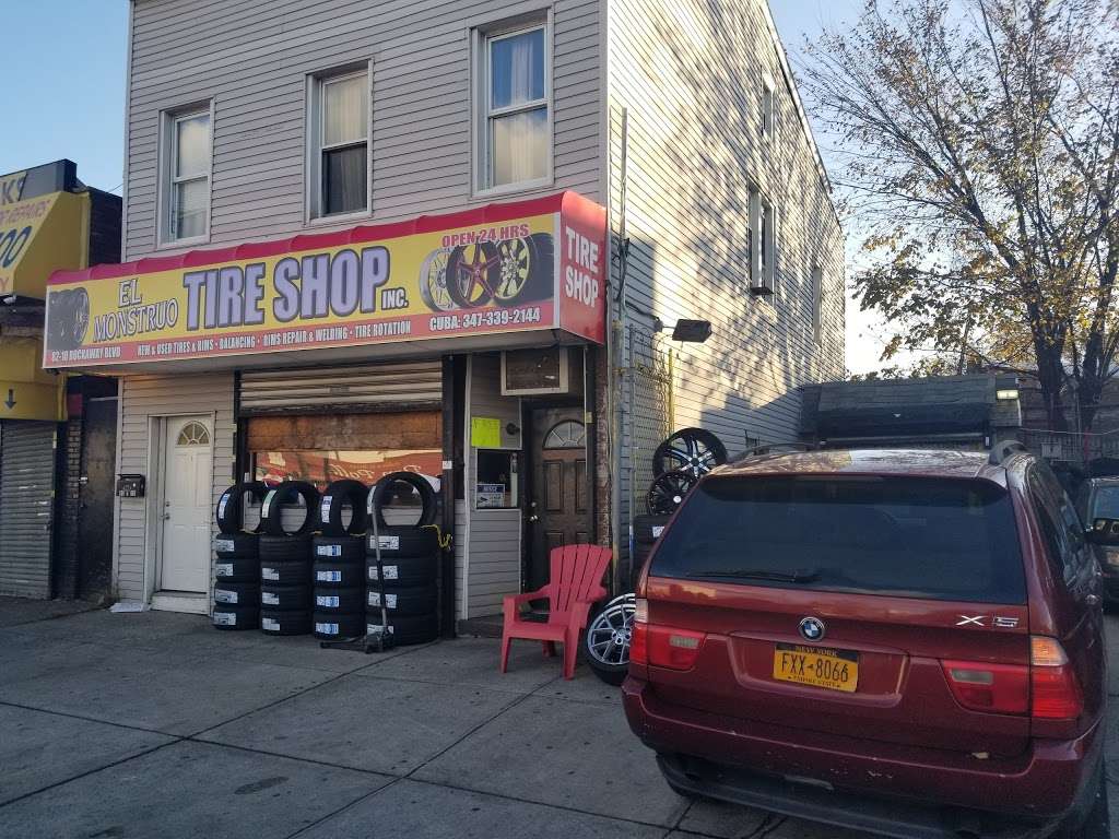 El Monstruo Tire Shop Corp. | 82-10 Rockaway Blvd, Ozone Park, NY 11416, USA | Phone: (917) 300-2492