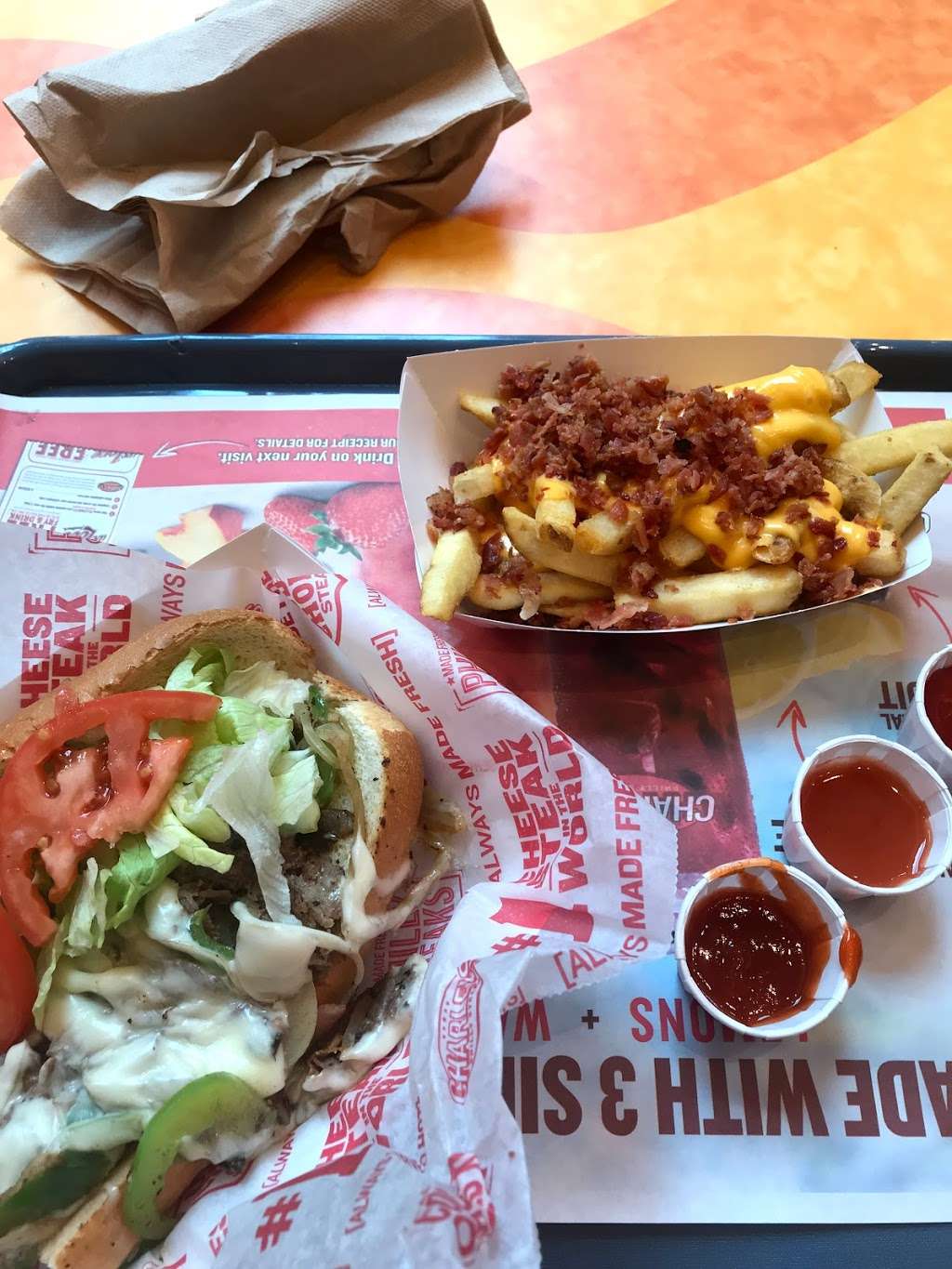 Charleys Philly Steaks | 11401 NW 12th St Fc106, Miami, FL 33172, USA | Phone: (305) 418-9552