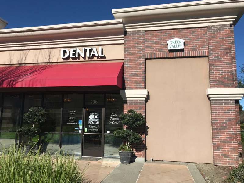 Green Valley Dental | 5041 Business Center Dr #106, Fairfield, CA 94534, USA | Phone: (707) 863-9950