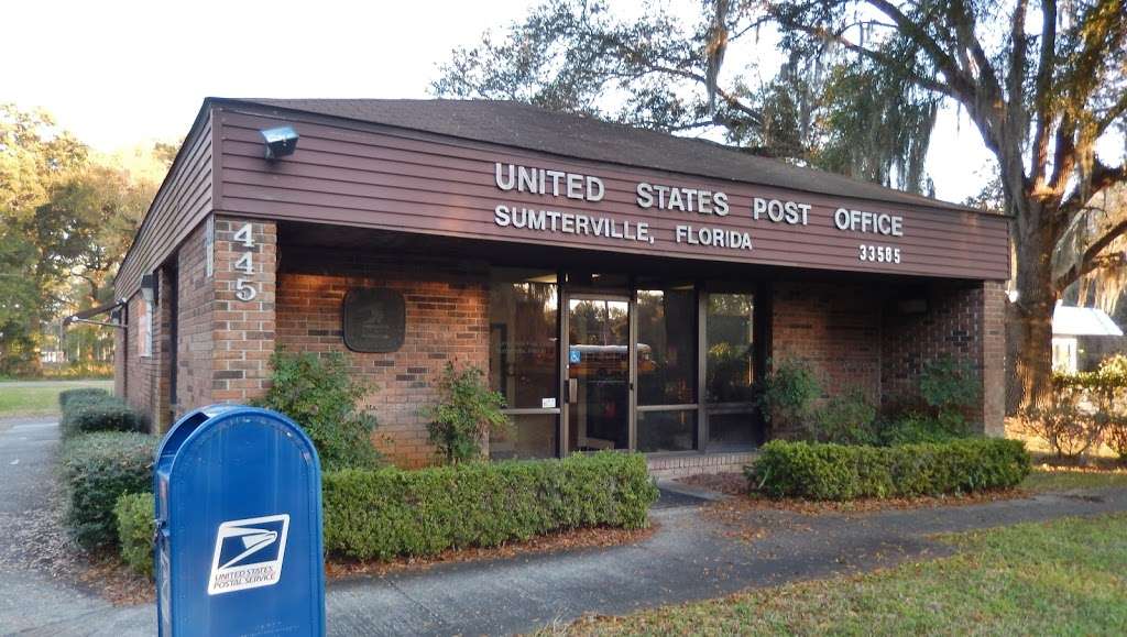 United States Postal Service | 445 S, US-301, Sumterville, FL 33585, USA | Phone: (800) 275-8777