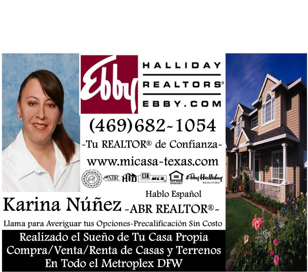 Karina Nunez - SRS, ABR, TCLS, RFC Realtor - Ebby Halliday Realt | 3621 Shire Blvd #100, Richardson, TX 75082, USA | Phone: (469) 682-1054