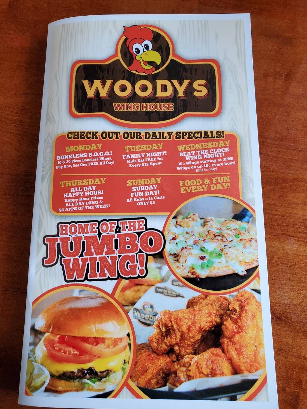 Woodys Wing House | 1840 Hilliard Rome Rd, Hilliard, OH 43026 | Phone: (614) 777-1818