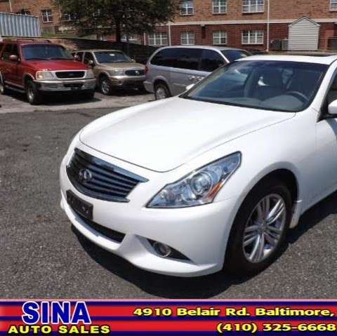 Sina Car Dealer | 4910 Belair Rd, Baltimore, MD 21206, USA | Phone: (410) 325-6668