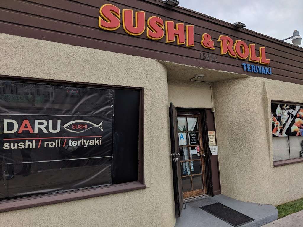 Daru Sushi & Roll Teriyaki | 15920 Clark Ave, Bellflower, CA 90706, USA | Phone: (562) 866-5227