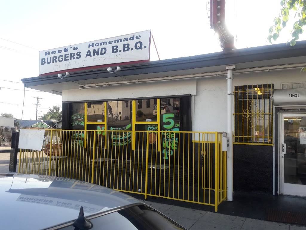 Becks Burger and BBQ | 10425 S Avalon Blvd, Los Angeles, CA 90003, USA | Phone: (323) 208-7588