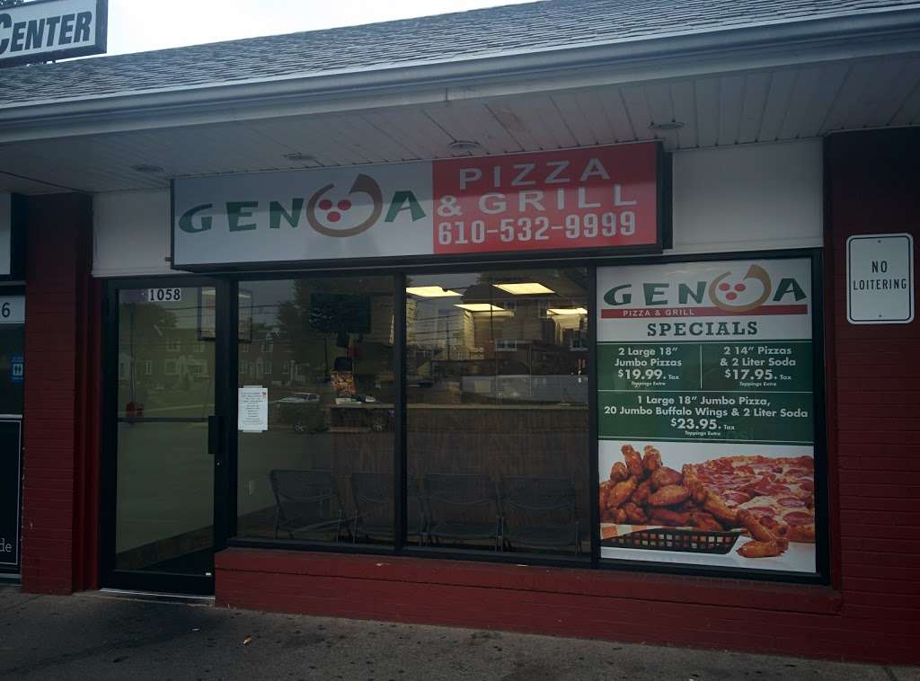 genoa pizza & grill | 1058 W Ashland Ave, Glenolden, PA 19036 | Phone: (610) 532-9999