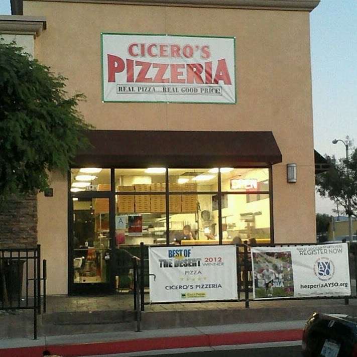 Ciceros Pizzeria | 14380 Main St #101, Hesperia, CA 92345, USA | Phone: (760) 956-5239
