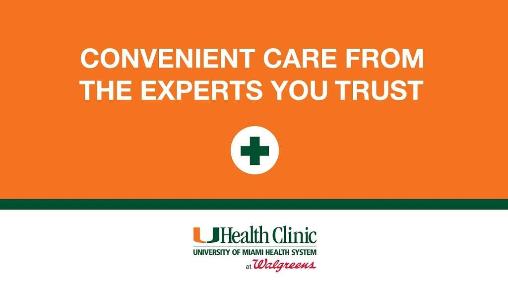 UHealth Clinic at Walgreens | 4601 FL-7, Coconut Creek, FL 33073, USA | Phone: (888) 689-8648