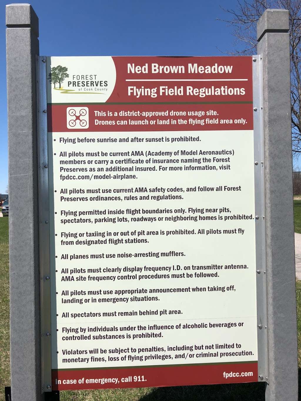 Ned Brown Model Airplane Flying Field | Golf Rd, Rolling Meadows, IL 60008, USA | Phone: (800) 870-3666