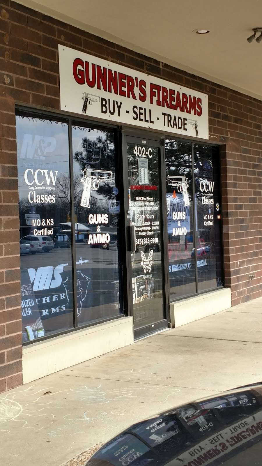 Gunners Firearms | 402 W Pine St, Raymore, MO 64083, USA | Phone: (816) 318-9968