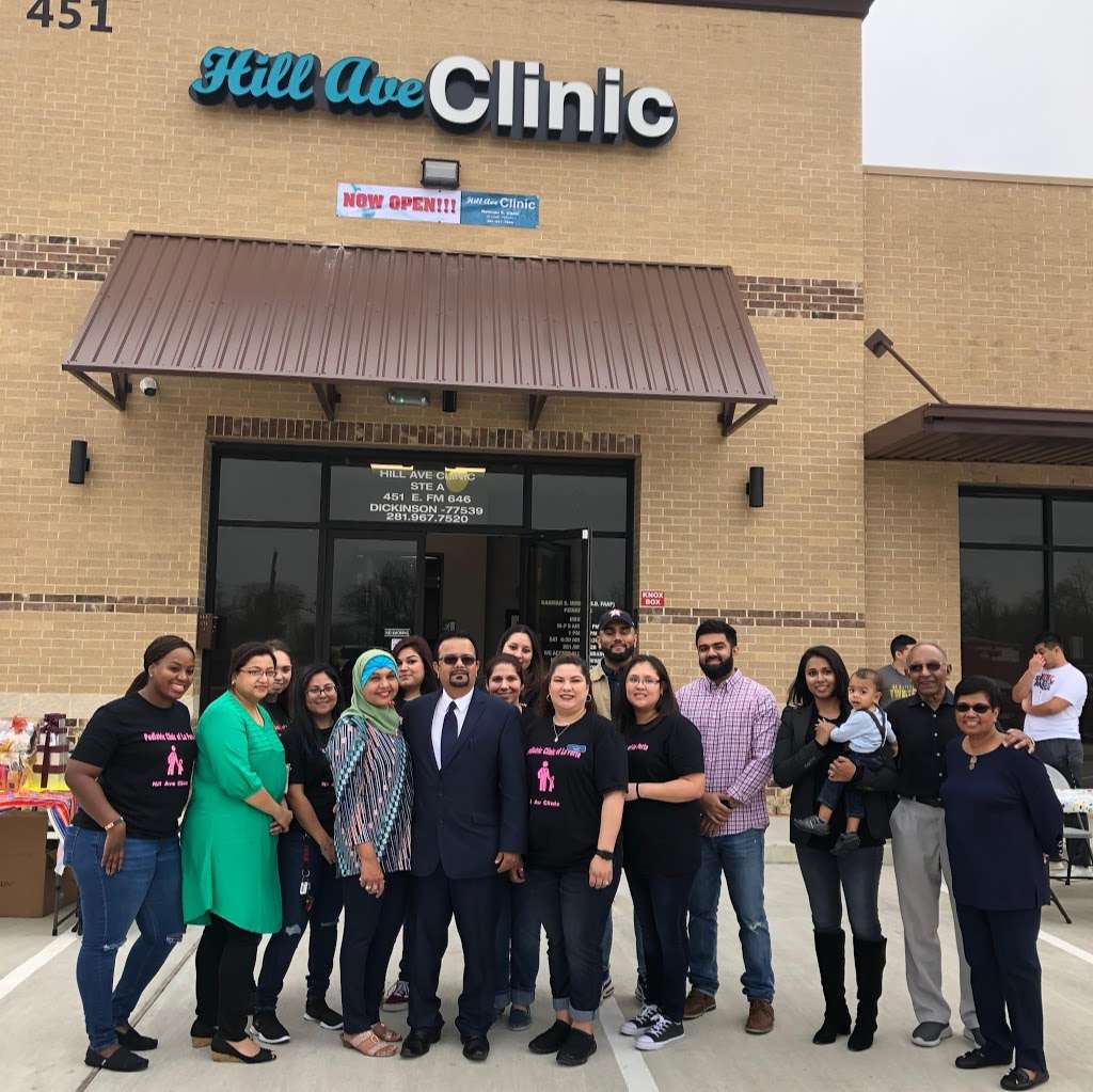 Hill Ave Clinic | 451 East, FM646 Suite A, Dickinson, TX 77539 | Phone: (281) 967-7520