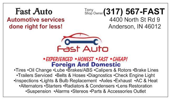 Fast Auto | 4400 IN-9, Anderson, IN 46012, USA | Phone: (317) 567-3278