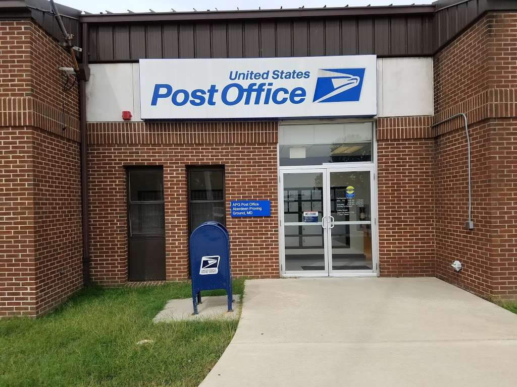 United States Postal Service | 4510 Boothby Hill Ave, Aberdeen Proving Ground, MD 21005, USA | Phone: (800) 275-8777