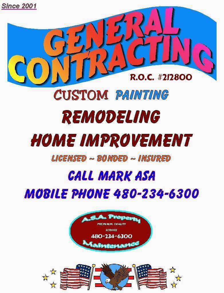 A.S.A. PROPERTY MAINTENANCE | 1134 W Peninsula Dr, Gilbert, AZ 85233, USA | Phone: (480) 234-6300