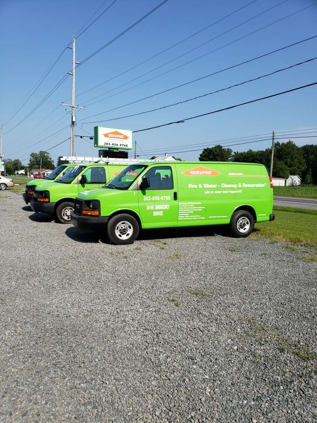 Servpro of Sussex County | 22213 Lewes Georgetown Hwy, Georgetown, DE 19947, USA | Phone: (302) 856-9768