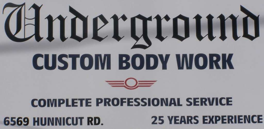 Underground Customs Body Works | 6569 Hunnicut Rd, Dallas, TX 75227, USA | Phone: (214) 381-0643