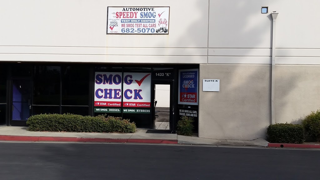 Automotive Speedy Smog | 1433 W Linden St Unit K, Riverside, CA 92507, USA | Phone: (951) 682-5070