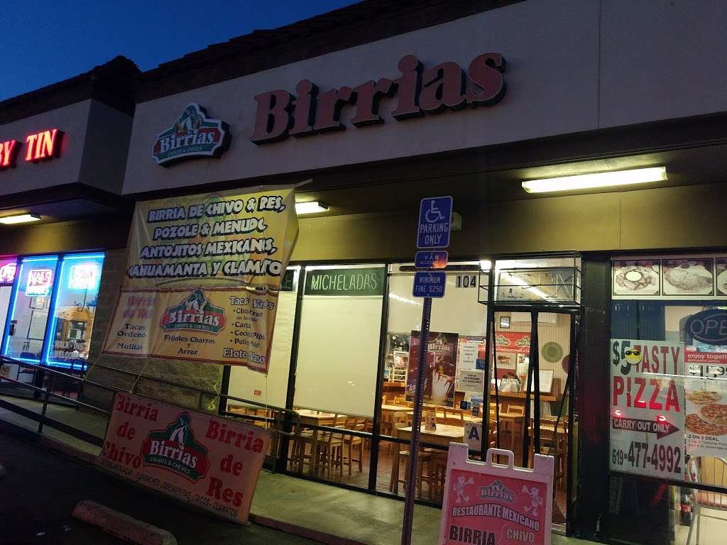 Birrias Chivos & Cheves | 2401 Highland Ave #104, National City, CA 91950, USA | Phone: (619) 477-7660